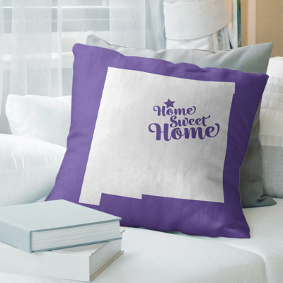 Coussin en lin us villes & states