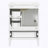 24.8" Bathroom Vanity with Ceramic Sink-1897744138
