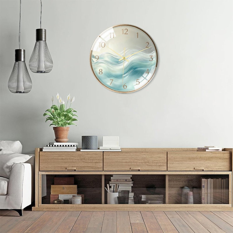 Horloge murale moderne abstraite