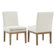 Rickye Polyester Upholstered Back Armchair Dining Chair Incomplete 