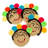 Polyester 4 Piece Coaster Set