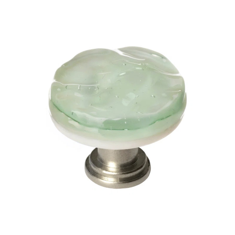 Glacier Mushroom Knob, Spruce Green, Oil Rubbed Bronze