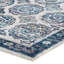 Tapis à motif de treillis floral vieilli Porch & Den-529206052