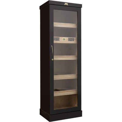 Étagère à cigares HUMIDOR SUPREME, capacité de rangement de 2 000 à 3 000 cigares (ébène)