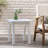 White PU Rectangular End Table