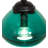 8" Wide Green Orb Mini Pendant