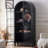Black Solid + Manufactured Wood + Tempered Glass + Iron Display Cases