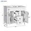 Meuble-lavabo simple 36 po