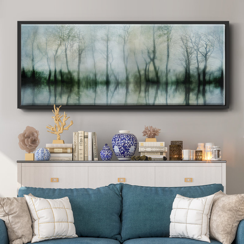 Mirrored Pond- Framed Canvas