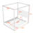 Emenie Queen Size Metal Canopy Platform Bed with Twin Size Trundle and 3 Drawers-1112410231