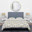Ensemble de housse de couette Mid-Century Retro Curved Minimal Ornament I-40703492