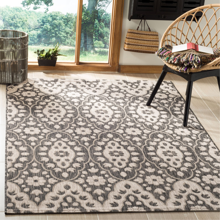 Tapis noir / beige Regal