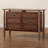 Caasi Japandi Walnut Brown Wood 6-Drawer Dresser