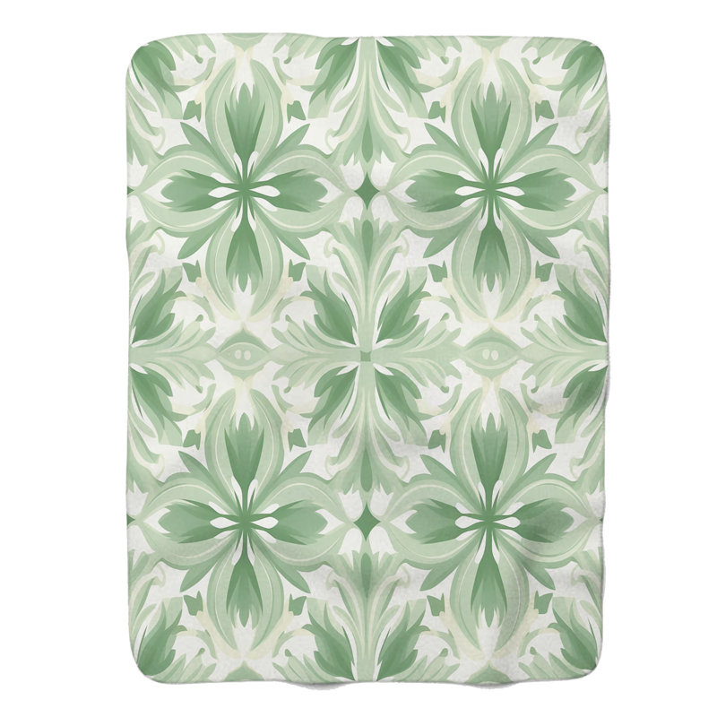 Douces feuilles douces - couverture de qualité supérieure 1 pièce, Grand lit