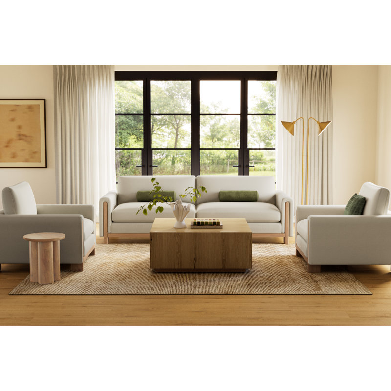 Cliona Hand Tufted Indoor Rug, Rectangle 6' x 9'