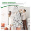 Arbre de Noël artificiel blanc 9 pi avec branches en fil mémoire, arbre de Noël articulé en PVC à 1910 pointes pour un décor intérieur des Fêtes, assemblage facile-1902080091