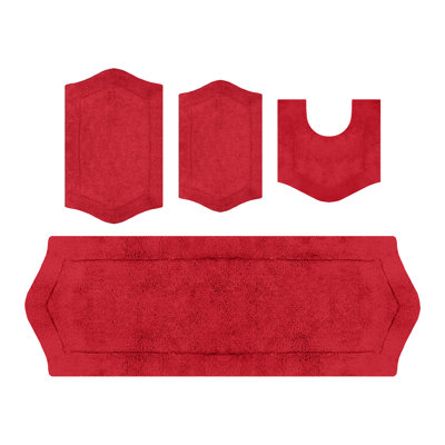Morissette 4 Piece Bath Rug Set