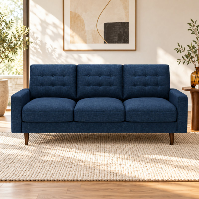 Upholstered 71.7 " Sofa, Blue