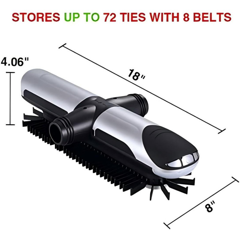 Tie Rack Closet Organizer With LED Lights Includes J Hooks