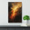 Thunderstorm Gestural - Wrapped Canvas