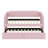 Velvet Upholstered Daybed With Pop Up Trundle-379249403
