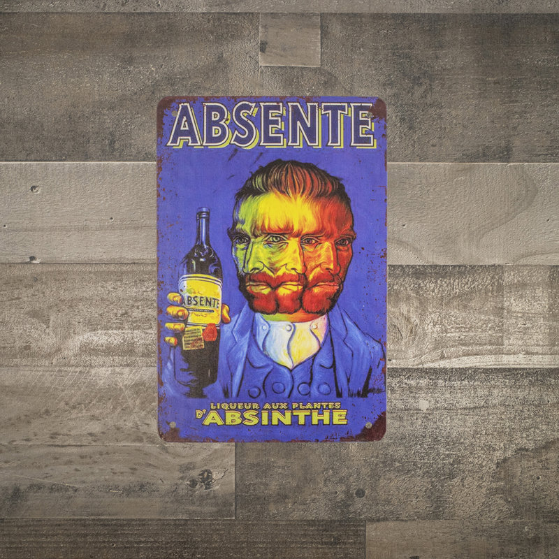 Abat-jour rétro en métal Van Gogh