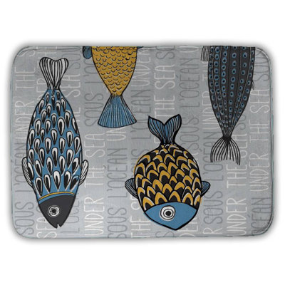 Calderdale Microfiber Non-Slip Bath Mat