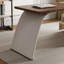 Bureau à 3 tiroirs brun noisette + beige massif massif + bois manufacturé-109080100-109080104