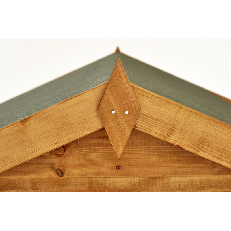 Powersheds 2 x 6ft Apex Timber Tongue & Groove Bike Shed