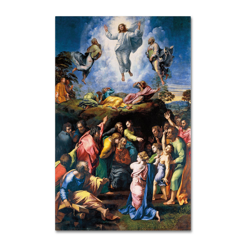 Raphael's The Transfiguration Religious Canvas Art Print