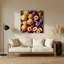 Art mural en métal «Fruit Plumcot» brun-104053302