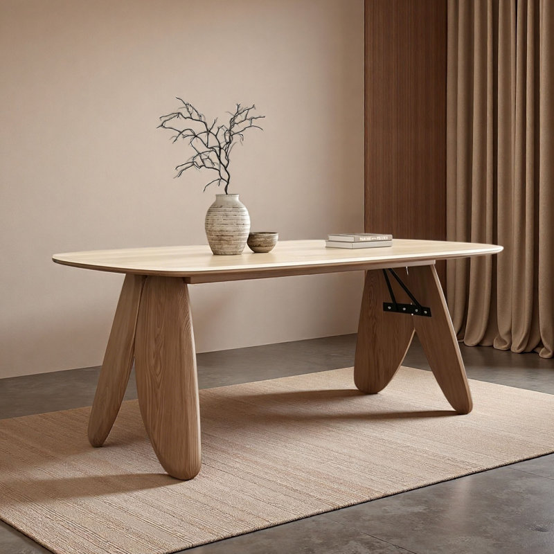 Table de salle à manger Vintage, 29.5" H x 70.9" W x 31.5" D