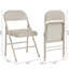 Ensemble de 4 chaises pliantes empilables et rembourrées Latitude Run®-584460363