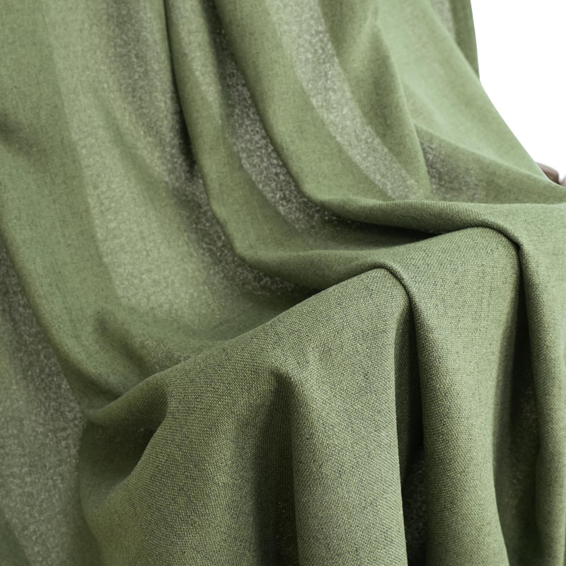 Paire de rideaux semi-transparents avec passe-tringle Janie, Lin clair, L 52 po x L 84 po