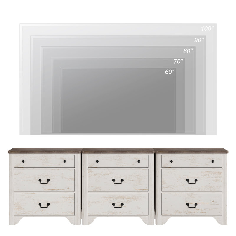 Minimalist 9 Drawer Dresser For Bedroom, 94.5" Chest Of Drawers With Storage, Wooden Modern Dresser For Living Room, Bedroom, Entryway