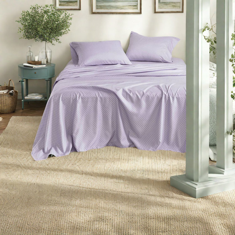 Comfortable Taupe Bedding Sets, Polyester Floral Design, Home Bedroom Decor