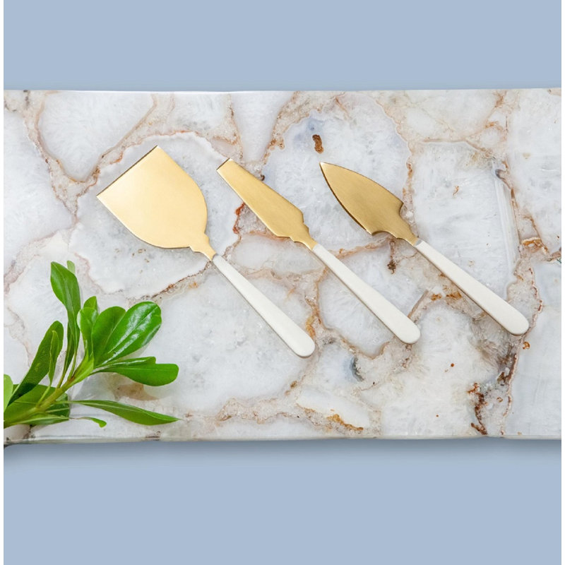 Gilmore 3 Piece Stainless Steel Cheese Serving Set