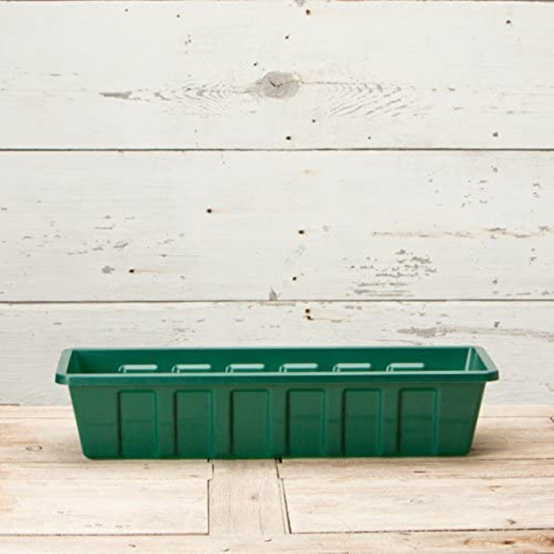 Kermina Planter Box, Green, 5" H x 36" W x 8" D