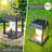 7.4" Battery Powered Integrated LED Solar Outdoor Lantern-114394664