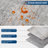 Machine Washable Rug for Living Room, Non-Slip Non-Shedding Rug, Low Pile Traditional Border Carpet, Indoor Foldable Floor Covering for Nursery, Bedroom, Dining Room-489314269