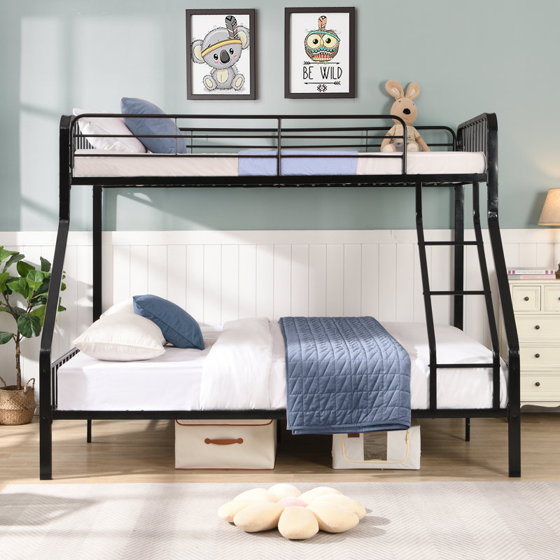 Metal Bunk Bed Twin Over Queen