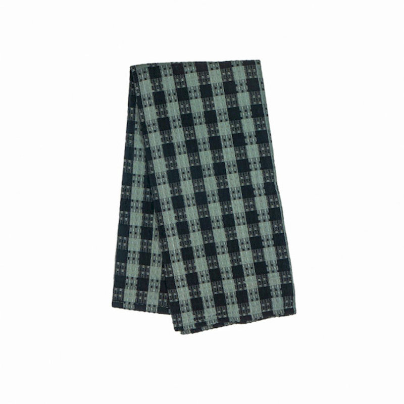 Cotton Plaid Waffle Tea Towel Kitchen Towel