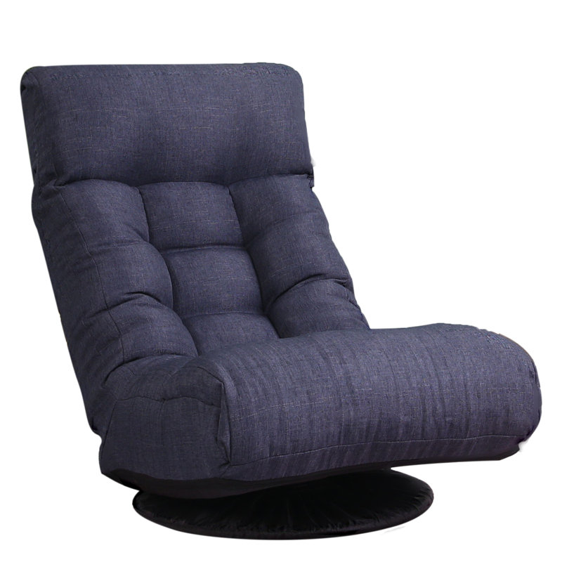 Fauteuil ergonomique avec structure en métal et tête réglable - 63,69 po Siège large inclinable multifonctionnel, rembourrage en lin 23,96 po pour l'espace