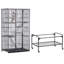 175.5cm Flat Top Floor Bird Cage with Wheels-182457390