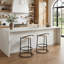Tabouret de comptoir à dossier bas Kynsley-2142562166