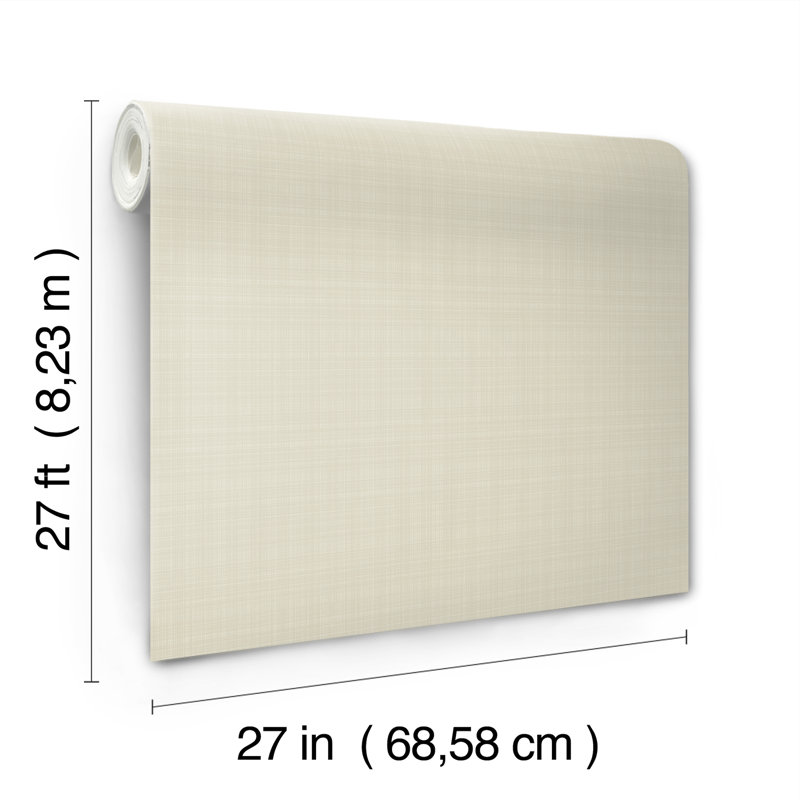 Bordeaux Abstract Wallpaper Double Roll by Ronald Redding, Beige