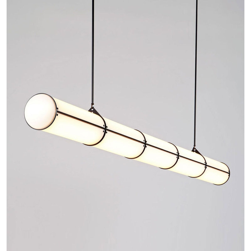 Luminaire suspendu linéaire pour îlot de cuisine Eliyannah