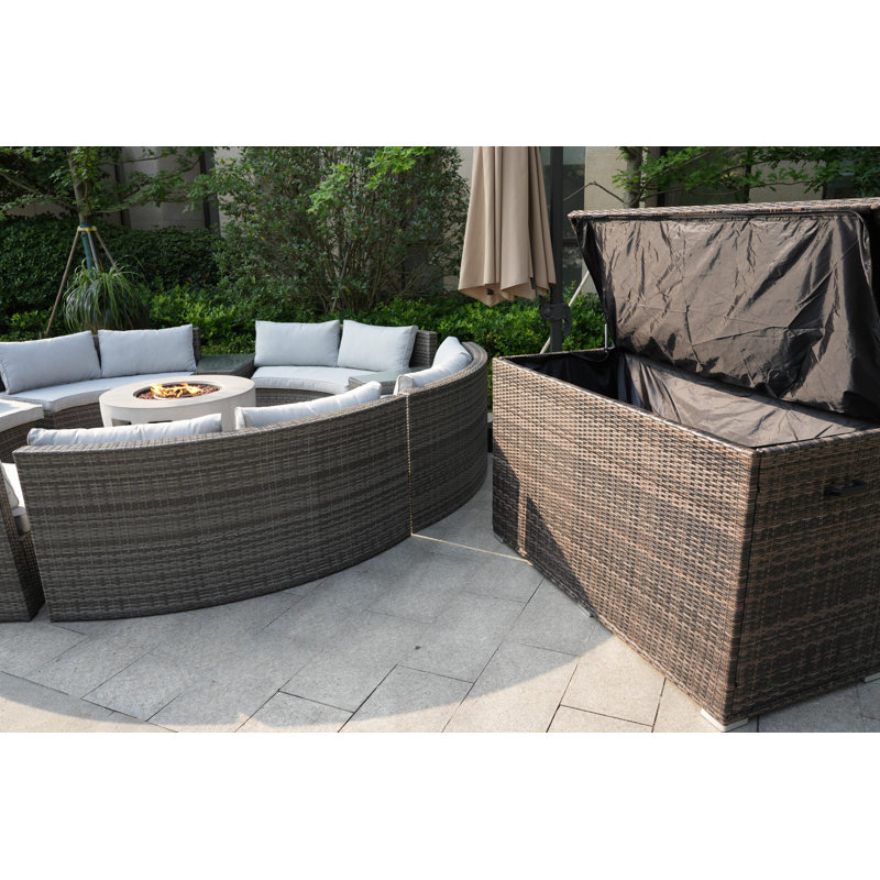 12 - Person Patio Conversation Set with Cushions