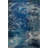 Blue Themed Abstract Patterned Creative Modern Decorative Rug-1876314278