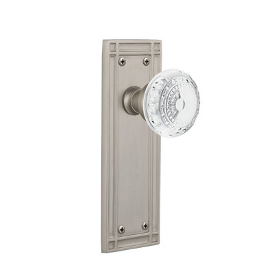 Plaque de mission avec bouton Crystal Meadows